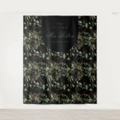 Tenture Fond de toile de fond de mariage bohème à l'eucaly (Devant)