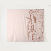 Tenture Fond de toile de fond de remise de diplômes rose g (Devant (Horizontal))