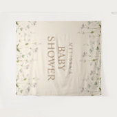 Tenture Fond de toile de fond élégant pour Baby Shower ave (Devant (Horizontal))