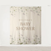 Tenture Fond de toile de fond élégant pour Baby Shower ave (Devant)