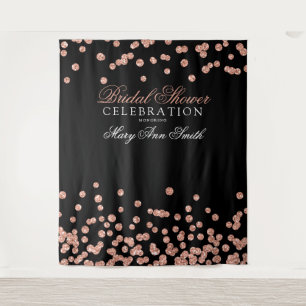 Tenture Fond de toile de fond en confettis rose gold pour 