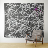 Tenture Fond de toile de fond photo araignée Halloween noi (En situation (horizontale))