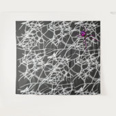 Tenture Fond de toile de fond photo araignée Halloween noi (Devant (Horizontal))