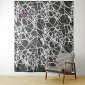 Tenture Fond de toile de fond photo araignée Halloween noi (En situation)