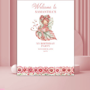 Tenture Fond de toile de fond pour 2e anniversaire Fairy F