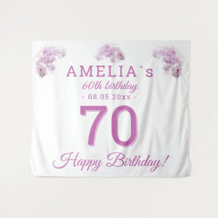Tenture Fond de toile de fond pour 70e anniversaire aquare