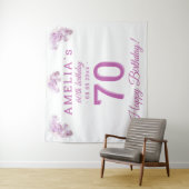 Tenture Fond de toile de fond pour 70e anniversaire aquare (En situation)
