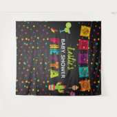 Tenture Fond de toile de fond pour Baby Shower Fiesta (Devant (Horizontal))