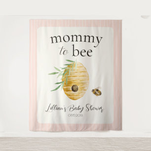 Tenture Fond de toile de fond pour Baby Shower Fille Maman