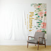 Tenture Fond de toile de fond pour bébé pêche, accessoire (En situation (horizontale))