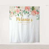 Tenture Fond de toile de fond pour bébé pêche, accessoire (Devant)