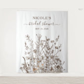 Tenture Fond de toile de fond pour douche de mariée automn (Devant)