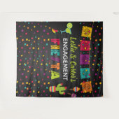 Tenture Fond de toile de fond pour fête de fiançailles Fie (Devant (Horizontal))