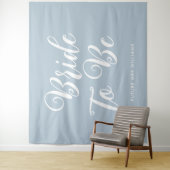 Tenture Fond de toile de fond pour future mariée minimalis (En situation)