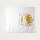 Tenture Fond de toile de fond pour la douche de bébé princ (Devant (Horizontal))