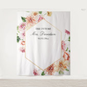 Tenture Fond de toile de fond pour la future Mme Blush Flo (Devant)