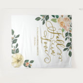 Tenture Fond de toile de fond pour mariage avec citrouille (Devant (Horizontal))