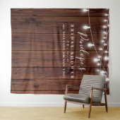 Tenture Fond de toile de fond pour mariage champêtre, acce (En situation (horizontale))