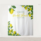 Tenture Fond de toile de fond pour mariage citron aquarell (Devant)