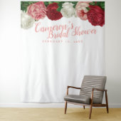 Tenture Fond de toile de fond pour mariage floral (En situation)