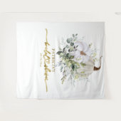 Tenture Fond de toile de fond pour une baby shower de mari (Devant (Horizontal))