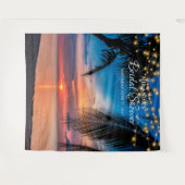 Tenture Fond de toile de fond pour une baby shower ou une  (Devant (Horizontal))