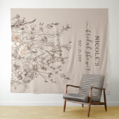 Tenture Fond de toile de fond pour une fête prénuptiale d' (En situation (horizontale))