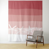 Tenture Fond de toile de fond rayures de corail élégant ét (En situation)