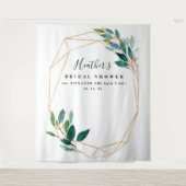 Tenture Fond de toile de mariage avec eucalyptus, accessoi (Devant)