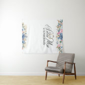 Tenture Fond de toile de mariage de la future Mme Floral (En situation (horizontale))