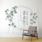 Tenture Fond de toile de mariage futur Mme verdure (En situation (horizontale))