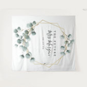 Tenture Fond de toile de mariage futur Mme verdure (Devant (Horizontal))