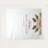 Tenture Fond de toile de mariage motif floral moderne (Devant (Horizontal))