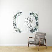 Tenture Fond de toile pour la future Mme en verdure pour l (En situation (horizontale))