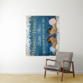 Tenture Fond de toilette bébé Twinkle Twinkle Little Star (En situation)