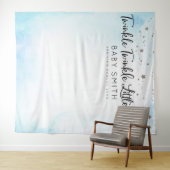 Tenture Fond de toilette de bébé Twinkle Twinkle Bleu (En situation (horizontale))