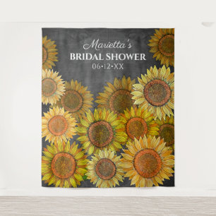 Tenture Fond de toilette de mariage bohème rustique avec t