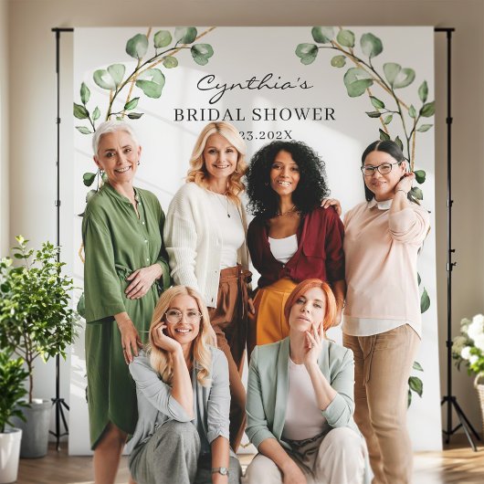 Tenture Fond de toilette de mariage géométrique aux feuill