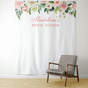 Tenture Fond de toilette de mariage rose   Accessoire de p