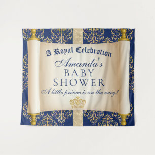Tenture Fond de toilette élégant pour Prince Baby Shower