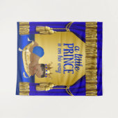 Tenture Fond de toilette pour bébé garçon prince ethnique  (Devant (Horizontal))