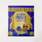 Tenture Fond de toilette pour bébé garçon prince ethnique  (Devant)