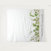 Tenture Fond de verdure forestière pour photobooth (Devant (Horizontal))