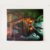 Tenture Fond d'Halloween Monster géant (Devant (Horizontal))