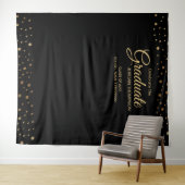 Tenture Fond élégant de confettis dorés pour la remise de (En situation (horizontale))