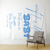 Tenture Fond élégant pour bébé pour la fête de naissance (En situation (horizontale))