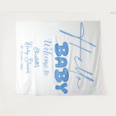 Tenture Fond élégant pour bébé pour la fête de naissance (Devant (Horizontal))