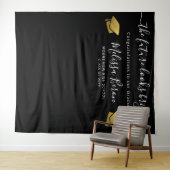 Tenture Fond élégant pour photobooth de remise de diplômes (En situation (horizontale))