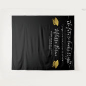 Tenture Fond élégant pour photobooth de remise de diplômes (Devant (Horizontal))