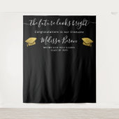 Tenture Fond élégant pour photobooth de remise de diplômes (Devant)